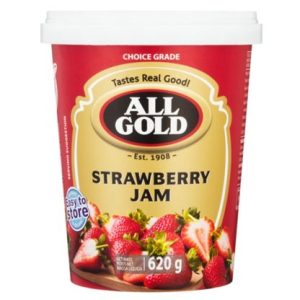 ALL GOLD JAM TUB STRAWBERRY 620G